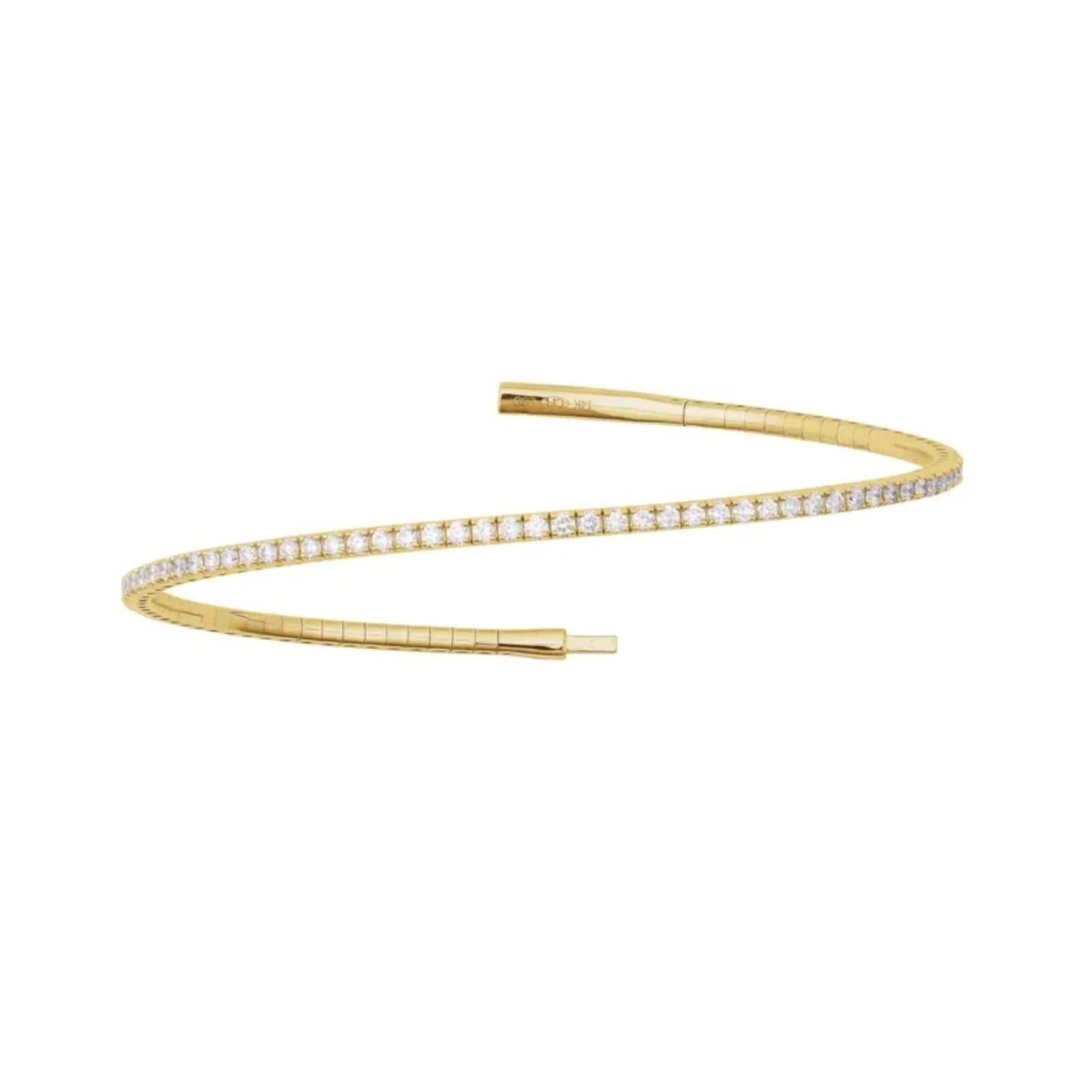 Flexible Diamond Tennis Bracelet - Camille Jewelry